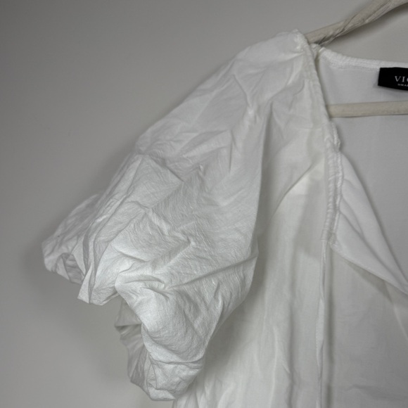 VICI Rafa Cotton Puff Sleeve Top - White - Small - Picture 9 of 15